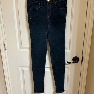 STRETCH | LONG | DARK BLUE | HIGH WAISTED | SKINNY